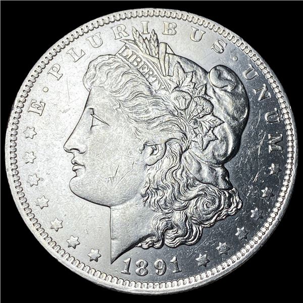 1891-O Silver Morgan Dollar CHOICE AU