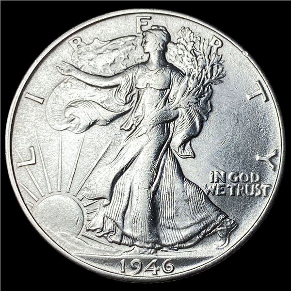 1946-S Silver Walking Liberty Half Dollar  CLOSELY UNCIRCULATED
