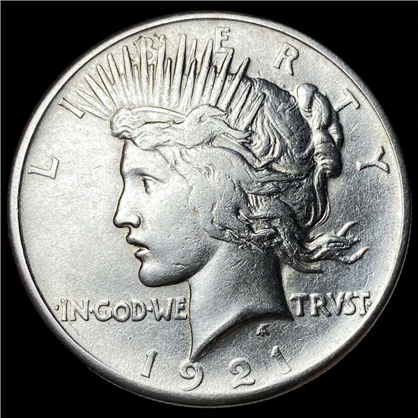 1921 Silver Peace Dollar NEARLY UNCIRCULATED