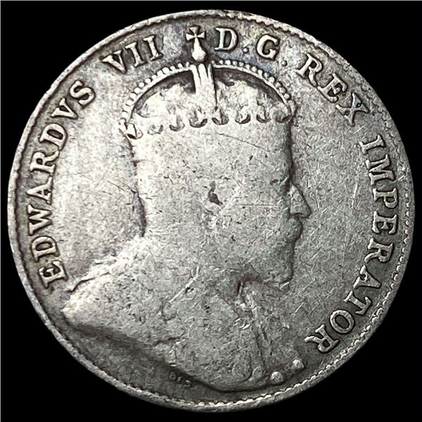 1903 Canada Silver 10 Cents ABOUT  UNCIRCULATED