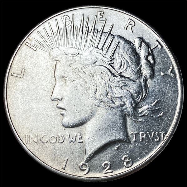 1928-S Silver Peace Dollar CLOSELY  UNCIRCULATED