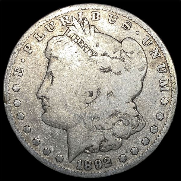 1892-S Silver Morgan Dollar NICELY CIRCULATED