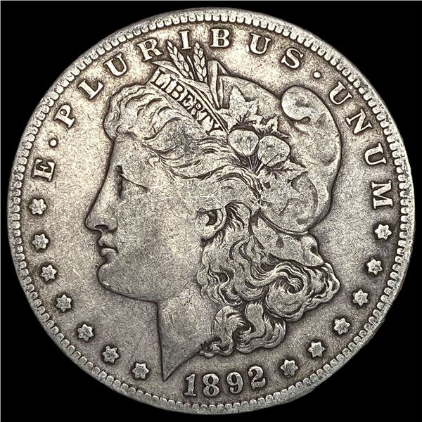 1892-S Silver Morgan Dollar LIGHTLY  CIRCULATED