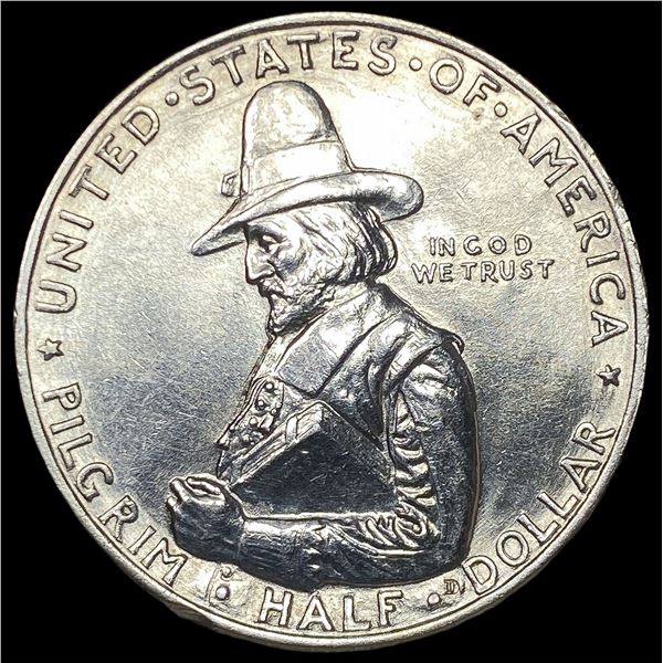 1920 Silver Half Dollar Pilgrim Tercentenary  UNCIRCULATED