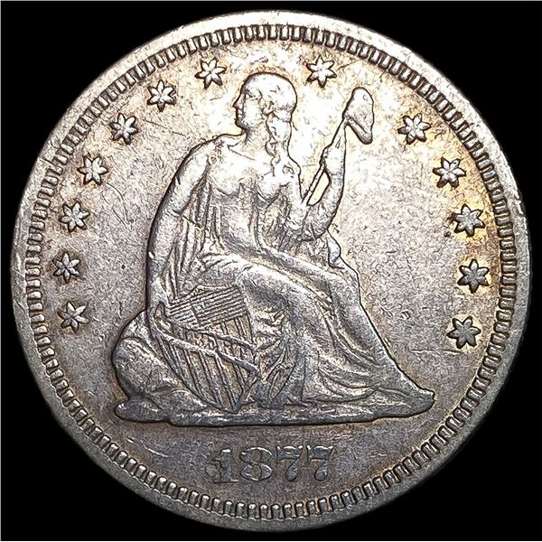 1877 Seated Liberty Quarter CLOSELY  UNCIRCULATED