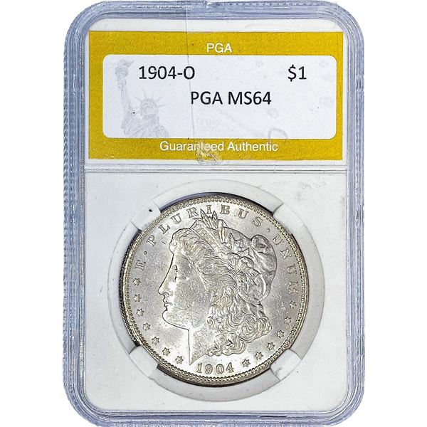 1904-O Morgan Silver Dollar PGA MS64