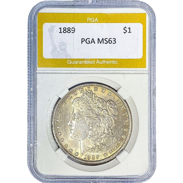 1889 Morgan Silver Dollar PGA MS63