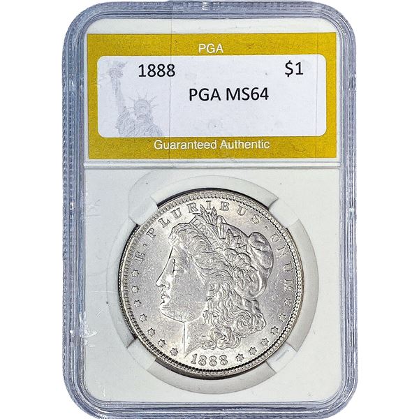1888 Morgan Silver Dollar PGA MS64