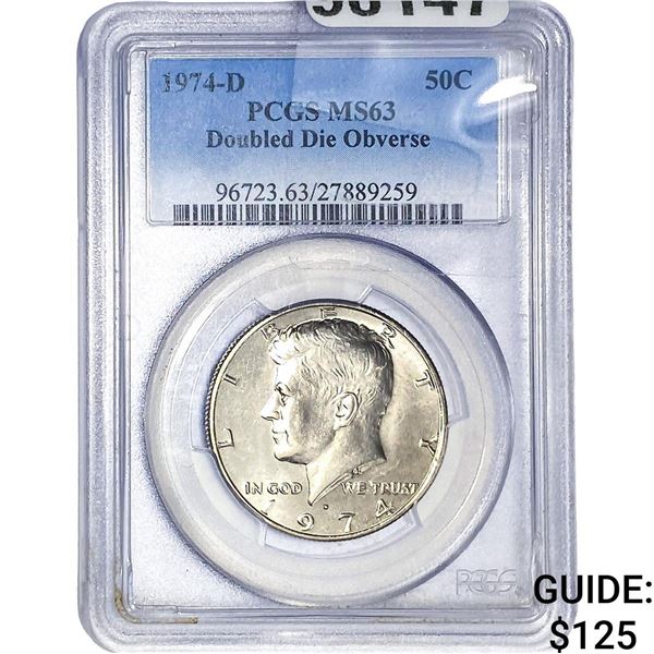 1974-D Kennedy Half Dollar PCGS MS63