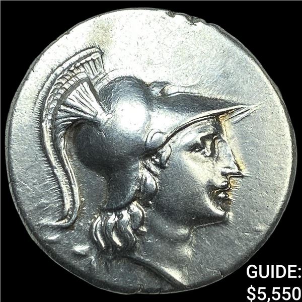 Greek Pamphylia 205-190 BC Silver Tetradrachm