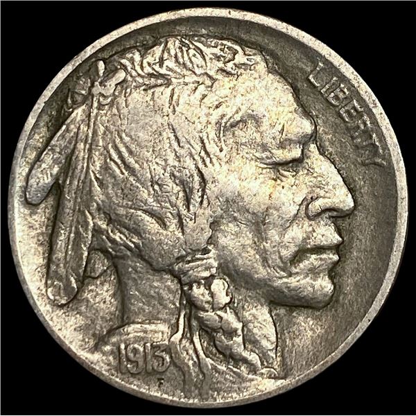 1913-D Type 2 Buffalo Nickel NEARLY  UNCIRCULATED