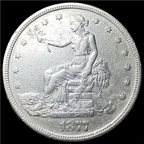 1877-S Silver Trade Dollar CLOSELY  UNCIRCULATED
