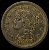 Image 1 : 1853 Braided Hair Large Cent CLOSELY  UNCIRCULATED