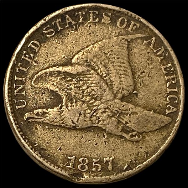 1857 Copper-Nickel Flying Eagle Cent HIGH  GRADE
