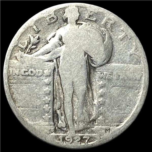 1927-S Standing Liberty Silver Quarter NICELY  CIRCULATED