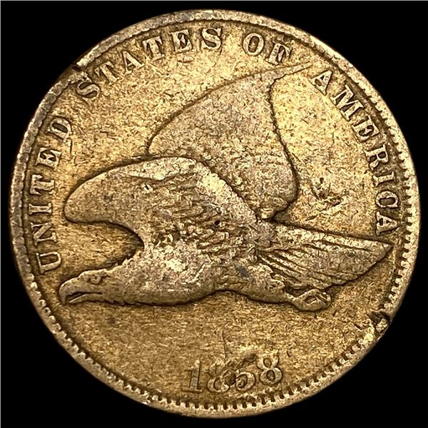 1858 Copper-Nickel Flying Eagle Cent HIGH  GRADE