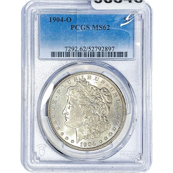 1904-O Morgan Silver Dollar PCGS MS62