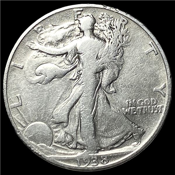 1938-D Silver Walking Liberty Half Dollar  HIGH GRADE