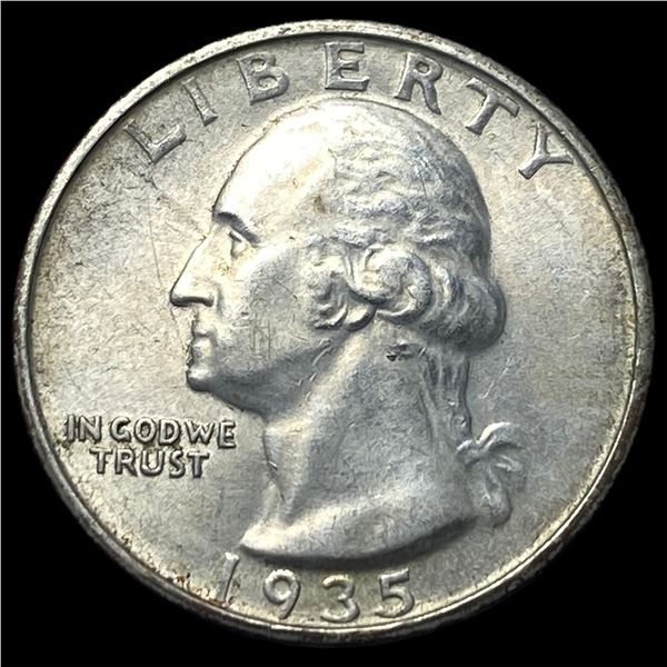 1935-S Silver Washington Quarter UNCIRCULATED