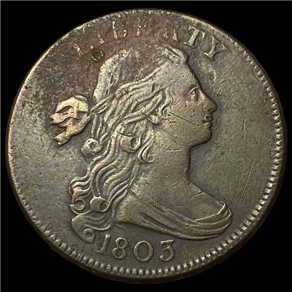 1803 Draped Bust Large Cent NEARLY  UNCIRCULATED