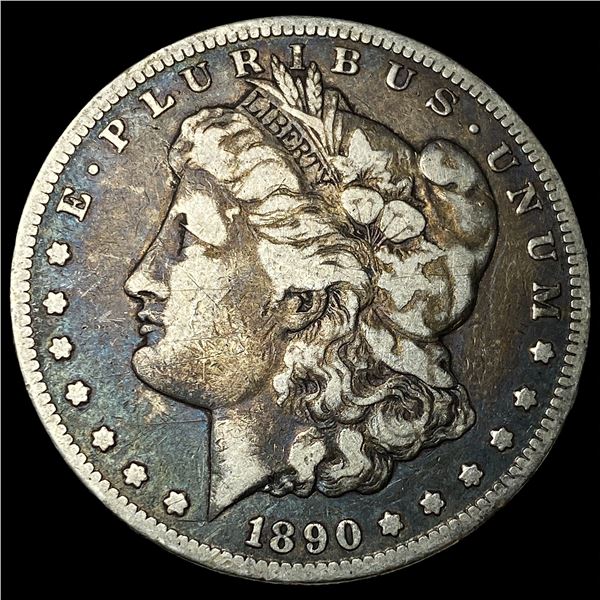 1890-CC Silver Morgan Dollar LIGHTLY  CIRCULATED