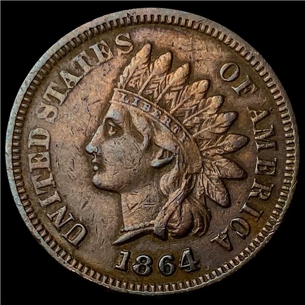 1864 L Bronze Indian Head Cent NEARLY UNCIRCULATED