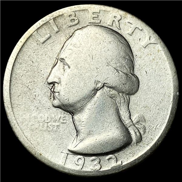 1932-D Silver Washington Quarter NEARLY  UNCIRCULATED