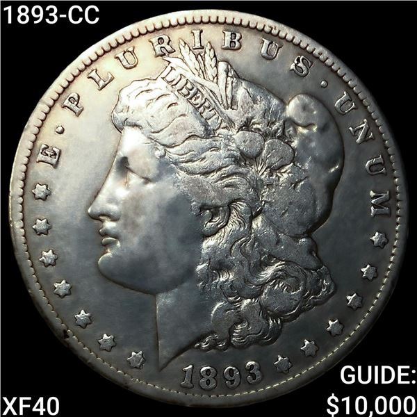 1893-CC Morgan Silver Dollar