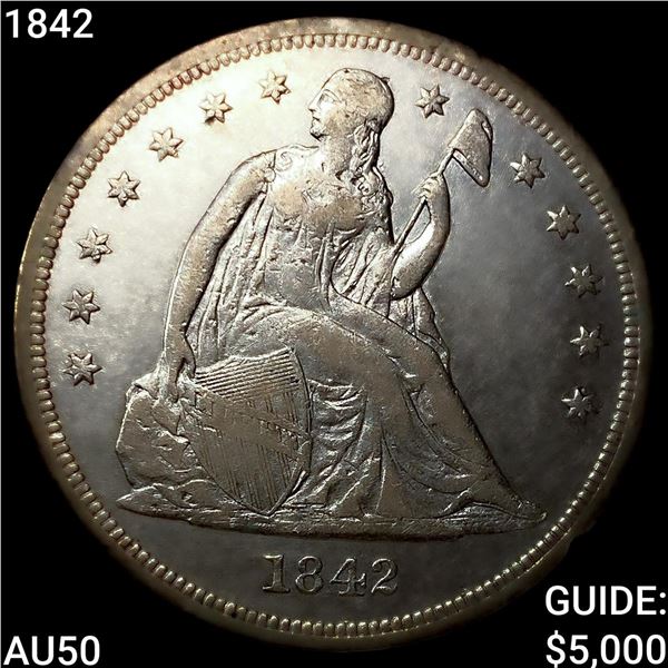 1842 Seated Liberty Dollar