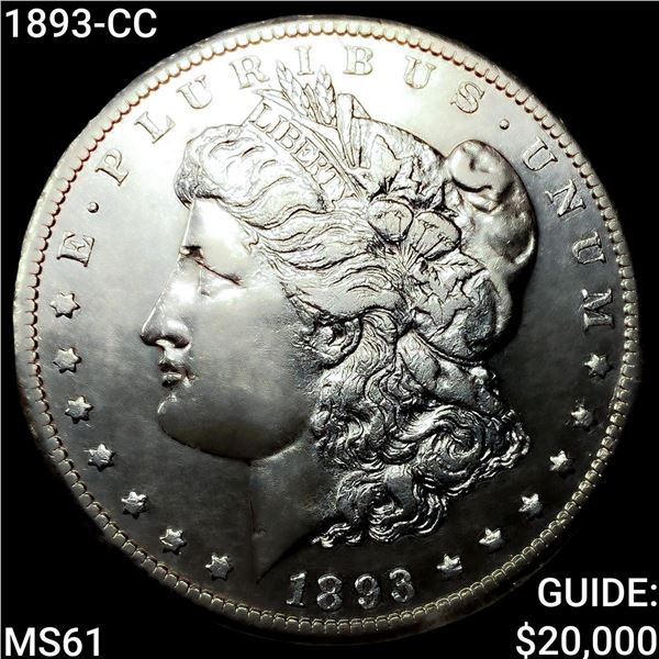 1893-CC Morgan Silver Dollar