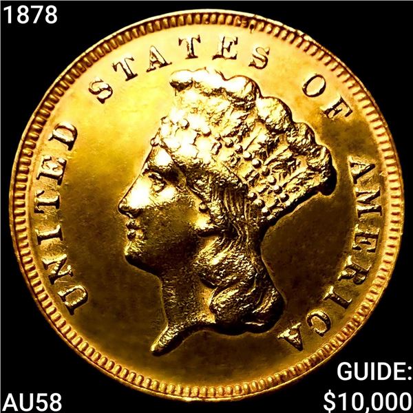 1878 $3 Gold Piece