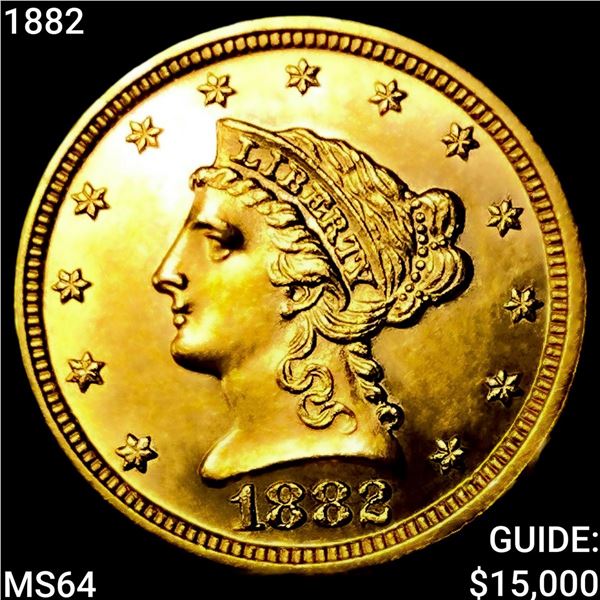 1882 $2.50 Gold Quarter Eagle