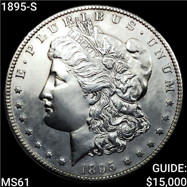 1895-S Morgan Silver Dollar UNCIRCULATED