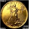 Image 1 : 1908-S $20 Gold Double Eagle UNCIRCULATED +