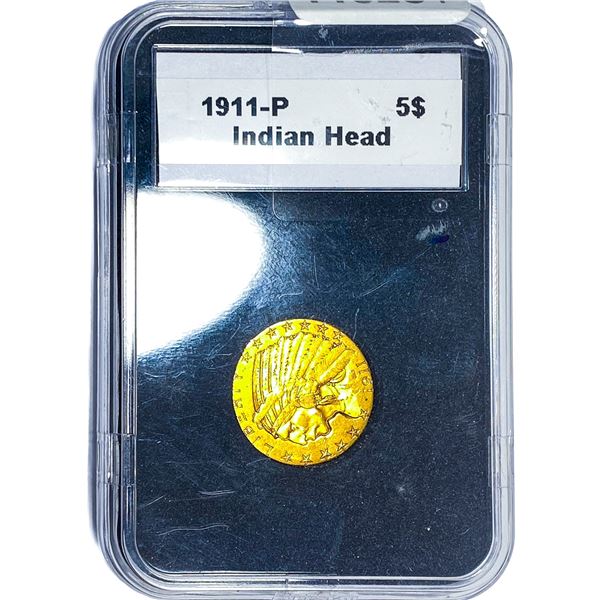 1911 $5 Gold Half Eagle