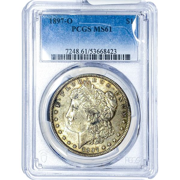 1897-O Morgan Silver Dollar PCGS MS61