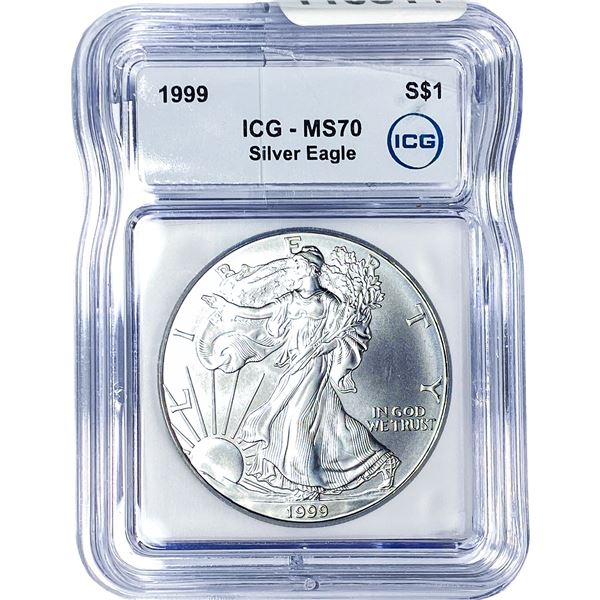 1999 Silver Eagle ICG MS70