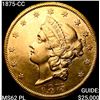 Image 1 : 1875-CC $20 Gold Double Eagle UNCIRCULATED PL