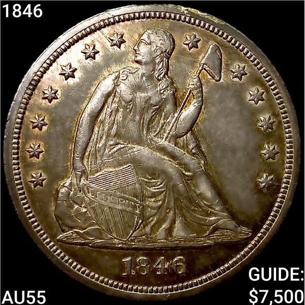 1846 Seated Liberty Dollar HIGH GRADE