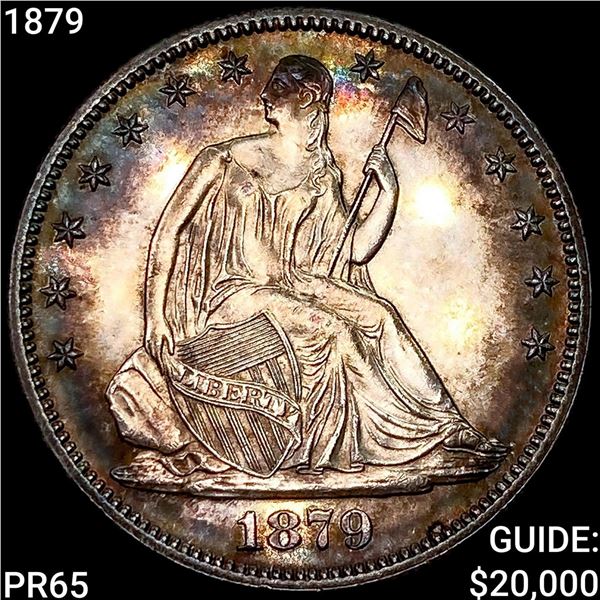 1879 Seated Liberty Half Dollar GEM PROOF