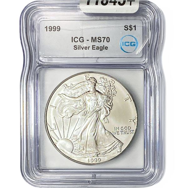 1999 Silver Eagle ICG MS70
