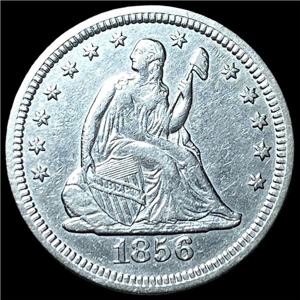 1856 Seated Liberty Quarter NEARLY  UNCIRCULATED