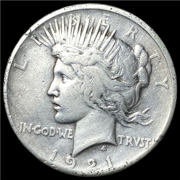1921 Silver Peace Dollar LIGHTLY CIRCULATED