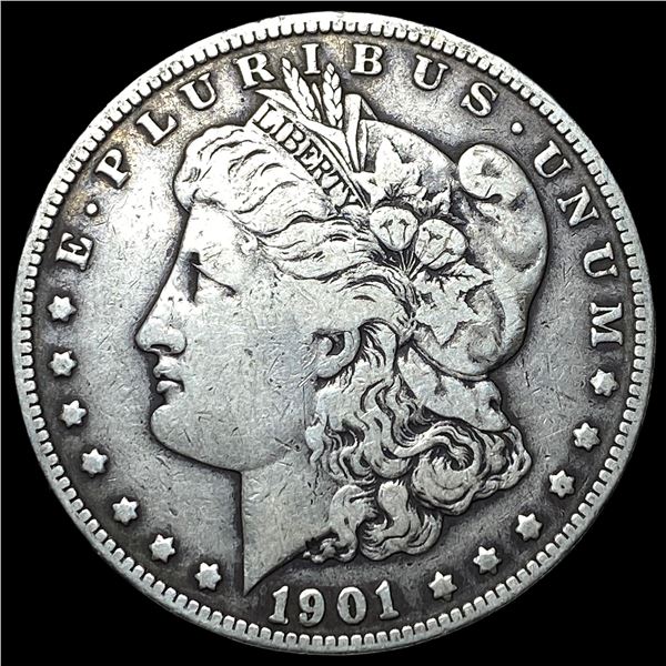 1901-S Silver Morgan Dollar LIGHTLY  CIRCULATED