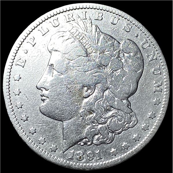 1891-CC Silver Morgan Dollar NICELY  CIRCULATED