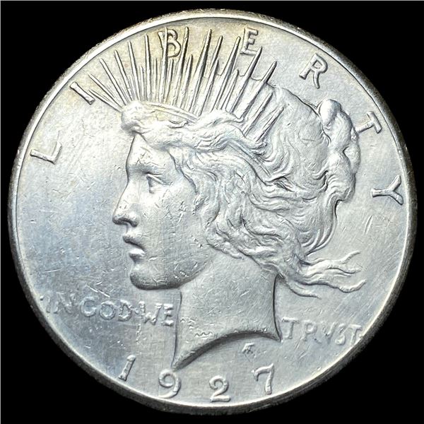 1927 Silver Peace Dollar CLOSELY UNCIRCULATED