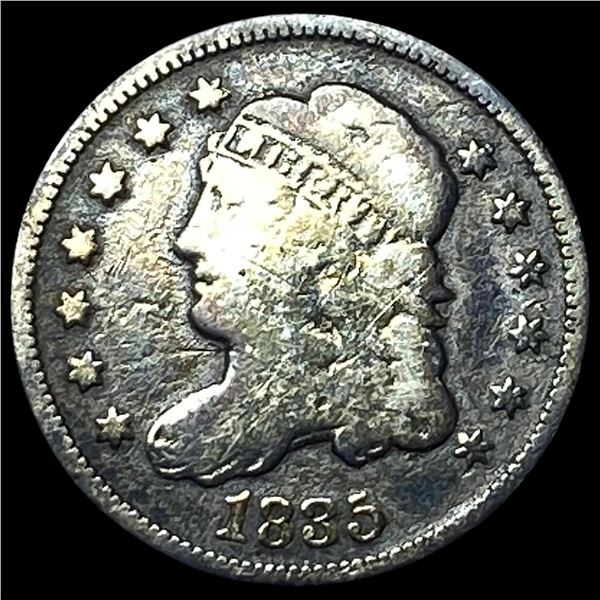 1835 Capped Bust Half Dime LIGHTLY CIRCULATED