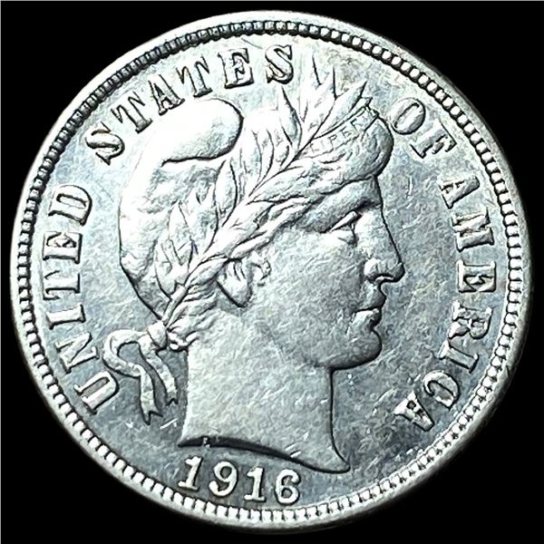 1916 Silver Barber Dime CLOSELY UNCIRCULATED