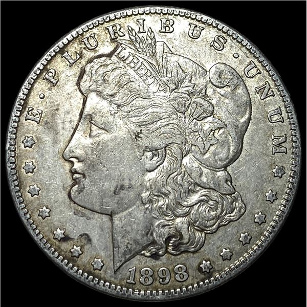 1898-S Silver Morgan Dollar NEARLY  UNCIRCULATED
