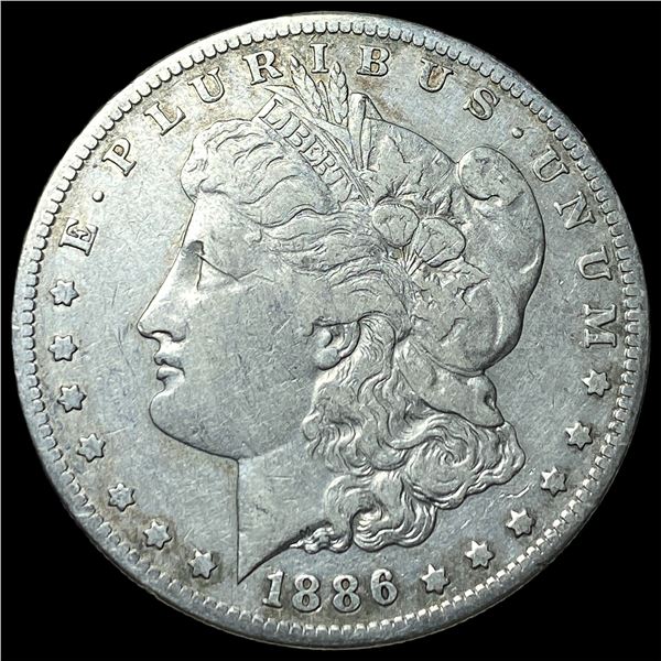 1886-O Silver Morgan Dollar NEARLY  UNCIRCULATED